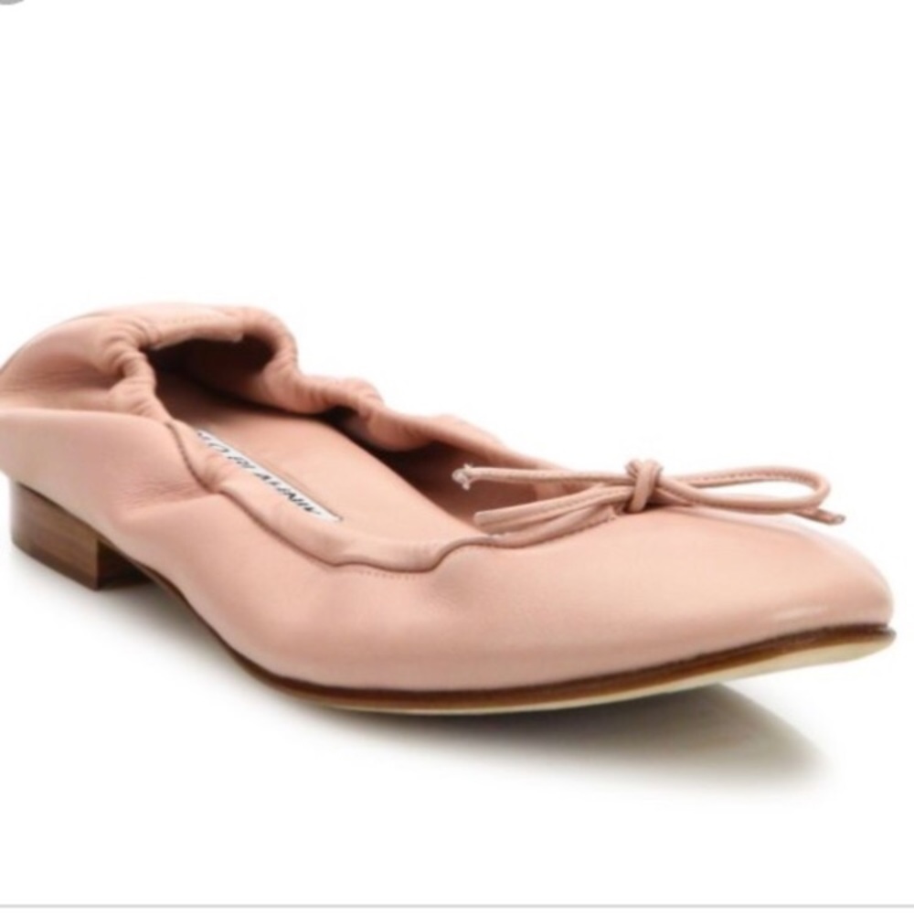 New , Manolo Blahnik flats.